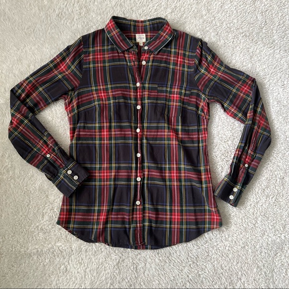 J.CREW Perfect Shirt in Tartan Plaid - Picture 4 of 9
